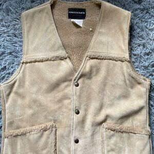 Vintage Oshman’s 100% Genuine Leather Vest Medium